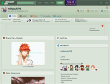 Tablet Screenshot of mikazuki96.deviantart.com