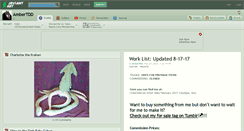 Desktop Screenshot of ambertdd.deviantart.com