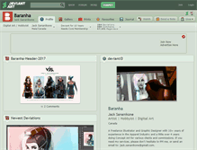 Tablet Screenshot of baranha.deviantart.com