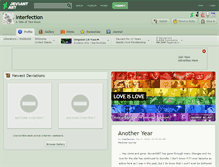 Tablet Screenshot of interfection.deviantart.com