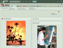 Tablet Screenshot of jaeboy.deviantart.com