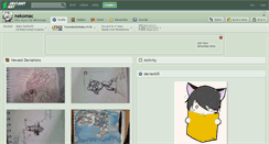 Desktop Screenshot of nekomac.deviantart.com