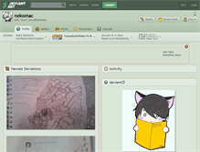 Tablet Screenshot of nekomac.deviantart.com