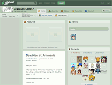 Tablet Screenshot of deadmen-series.deviantart.com
