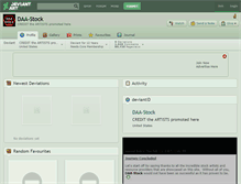 Tablet Screenshot of daa-stock.deviantart.com