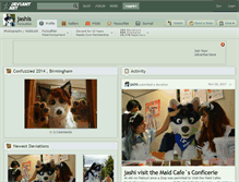 Tablet Screenshot of jashis.deviantart.com