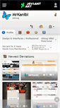 Mobile Screenshot of mrkanibl.deviantart.com