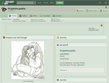 Tablet Screenshot of kryptoinuyasha.deviantart.com