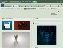 Tablet Screenshot of kahvi.deviantart.com