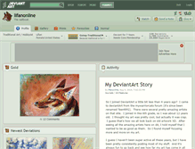 Tablet Screenshot of lifanonline.deviantart.com