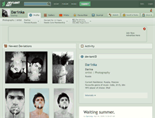 Tablet Screenshot of dar1nka.deviantart.com