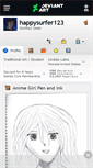 Mobile Screenshot of happysurfer123.deviantart.com