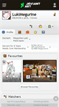 Mobile Screenshot of lukimegurine.deviantart.com
