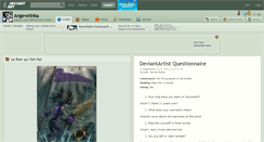 Desktop Screenshot of angevelinka.deviantart.com