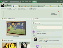 Tablet Screenshot of jamijanga.deviantart.com