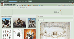 Desktop Screenshot of leonardo--da--vinci.deviantart.com