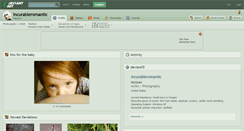 Desktop Screenshot of incurableromantic.deviantart.com