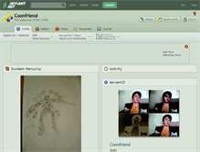 Tablet Screenshot of coonfriend.deviantart.com