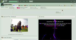Desktop Screenshot of dangomelans.deviantart.com