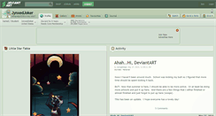 Desktop Screenshot of jynxedjoker.deviantart.com
