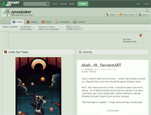 Tablet Screenshot of jynxedjoker.deviantart.com