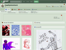 Tablet Screenshot of insanityisimminent.deviantart.com