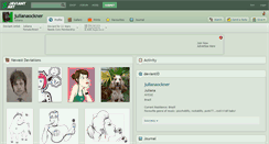 Desktop Screenshot of julianaockner.deviantart.com