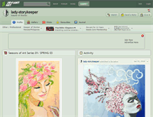 Tablet Screenshot of lady-storykeeper.deviantart.com