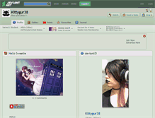 Tablet Screenshot of kittygur38.deviantart.com