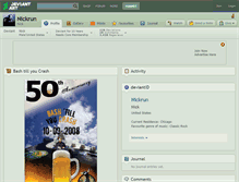 Tablet Screenshot of nickrun.deviantart.com