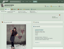 Tablet Screenshot of paranormalne.deviantart.com