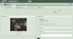 Desktop Screenshot of flame1111.deviantart.com