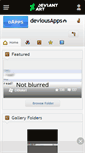 Mobile Screenshot of deviousapps.deviantart.com