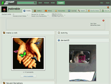 Tablet Screenshot of jnalovable.deviantart.com