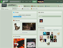 Tablet Screenshot of lodeddiper.deviantart.com