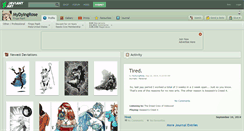 Desktop Screenshot of mydyingrose.deviantart.com