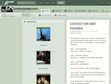 Tablet Screenshot of emopassionatelove.deviantart.com