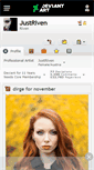 Mobile Screenshot of justriven.deviantart.com