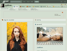 Tablet Screenshot of justriven.deviantart.com