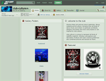 Tablet Screenshot of club-culture.deviantart.com
