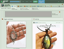 Tablet Screenshot of amorfia.deviantart.com