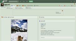 Desktop Screenshot of eaglewolf.deviantart.com