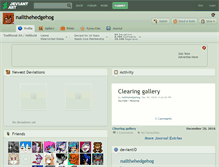 Tablet Screenshot of nailthehedgehog.deviantart.com