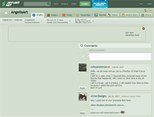 Tablet Screenshot of angeliaart.deviantart.com