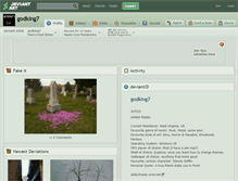 Tablet Screenshot of godking7.deviantart.com