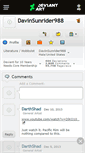 Mobile Screenshot of davinsunrider988.deviantart.com