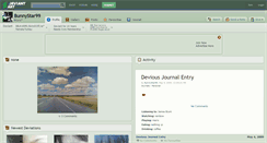 Desktop Screenshot of bunnystar99.deviantart.com