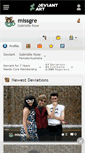 Mobile Screenshot of missgre.deviantart.com