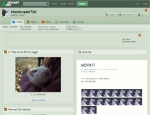 Tablet Screenshot of irkeninvadertak.deviantart.com