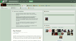Desktop Screenshot of project-blacklight.deviantart.com